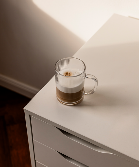 Geriffelte Glastasse (300ml) | Paris
