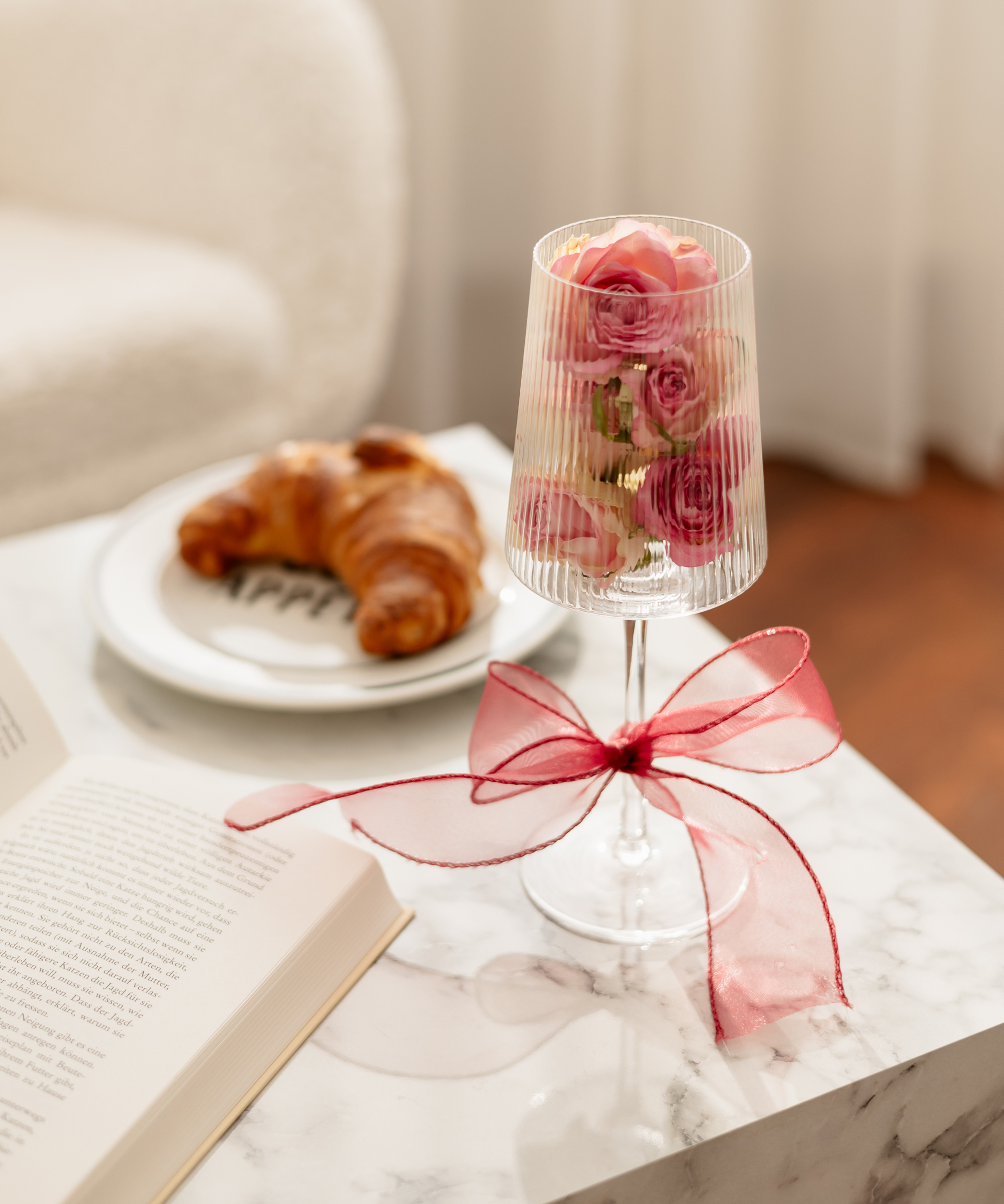 Geriffeltes Weinglas | Paris