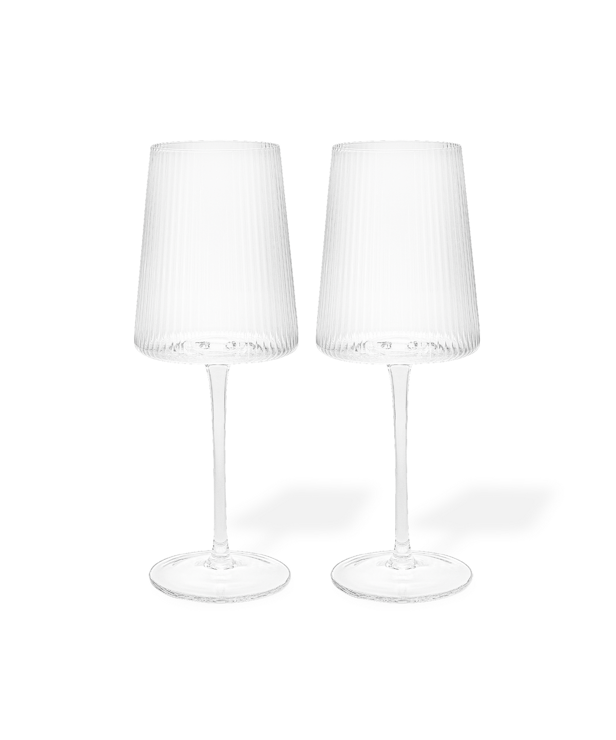 Weinglas mit geriffelter Oberfläche – paris collection von 7 O'CLOCK