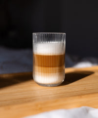 Geriffeltes großes Glas | Paris