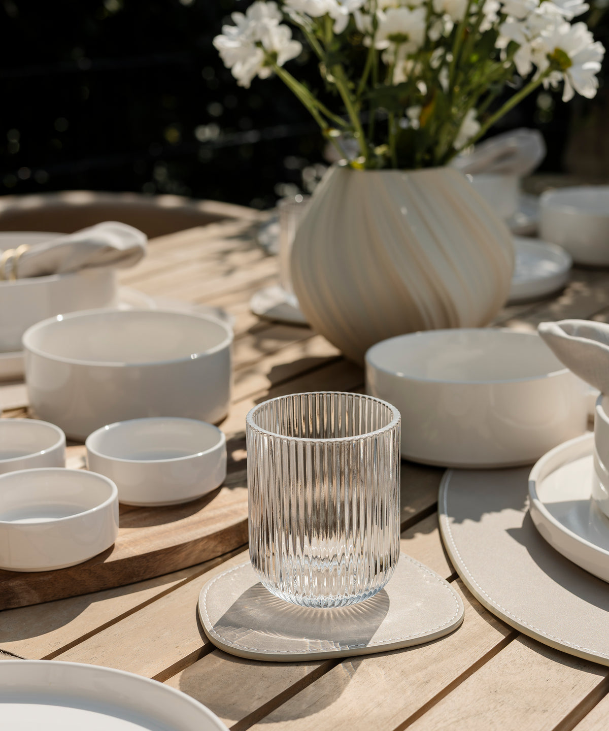 Geriffeltes kleines Glas
