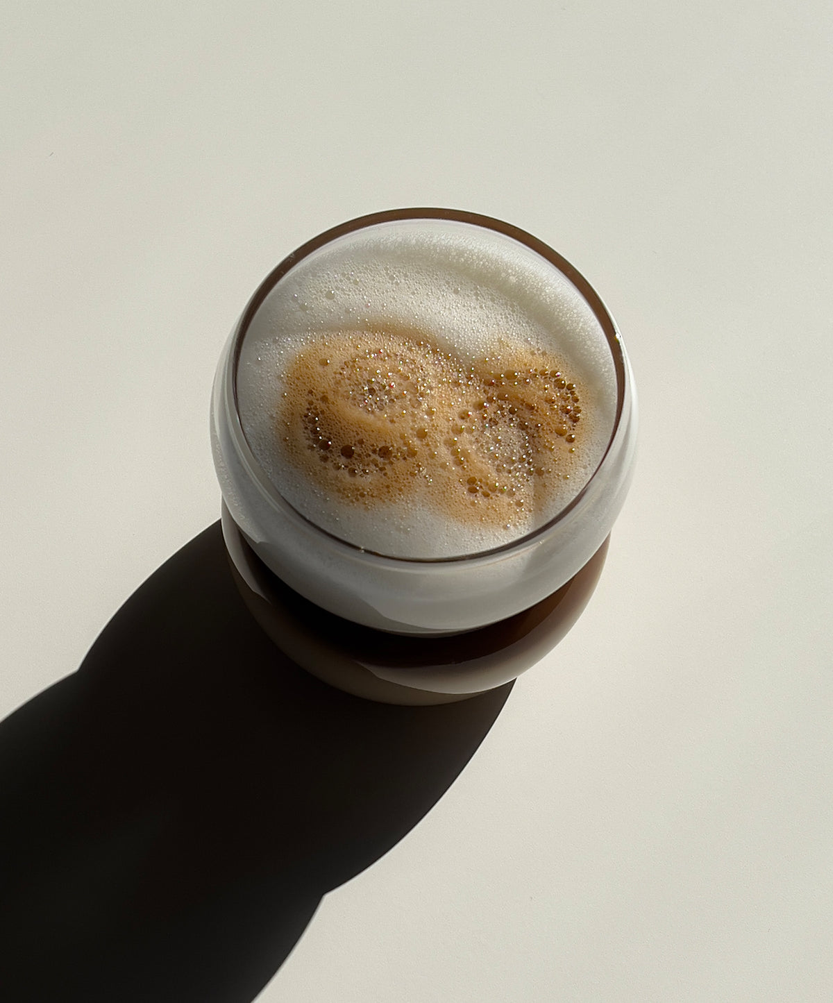 Kleines Glas mit zwei Bubbles aus der Serie Rio – Größenübersicht