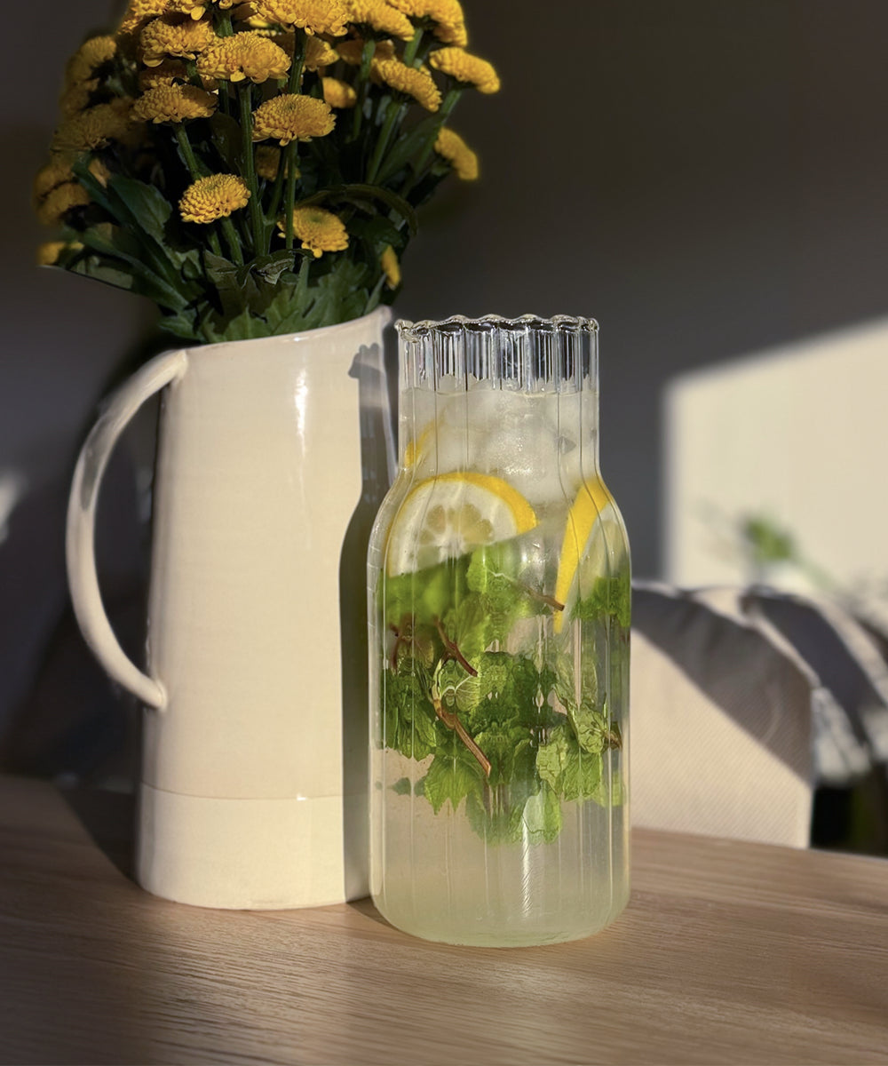 Wasserkaraffe Streifen-Design