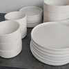2er Set kleine Bowls cremeweiß glänzend | Nia