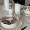2er Set kleine Bowls cremeweiß glänzend | Nia