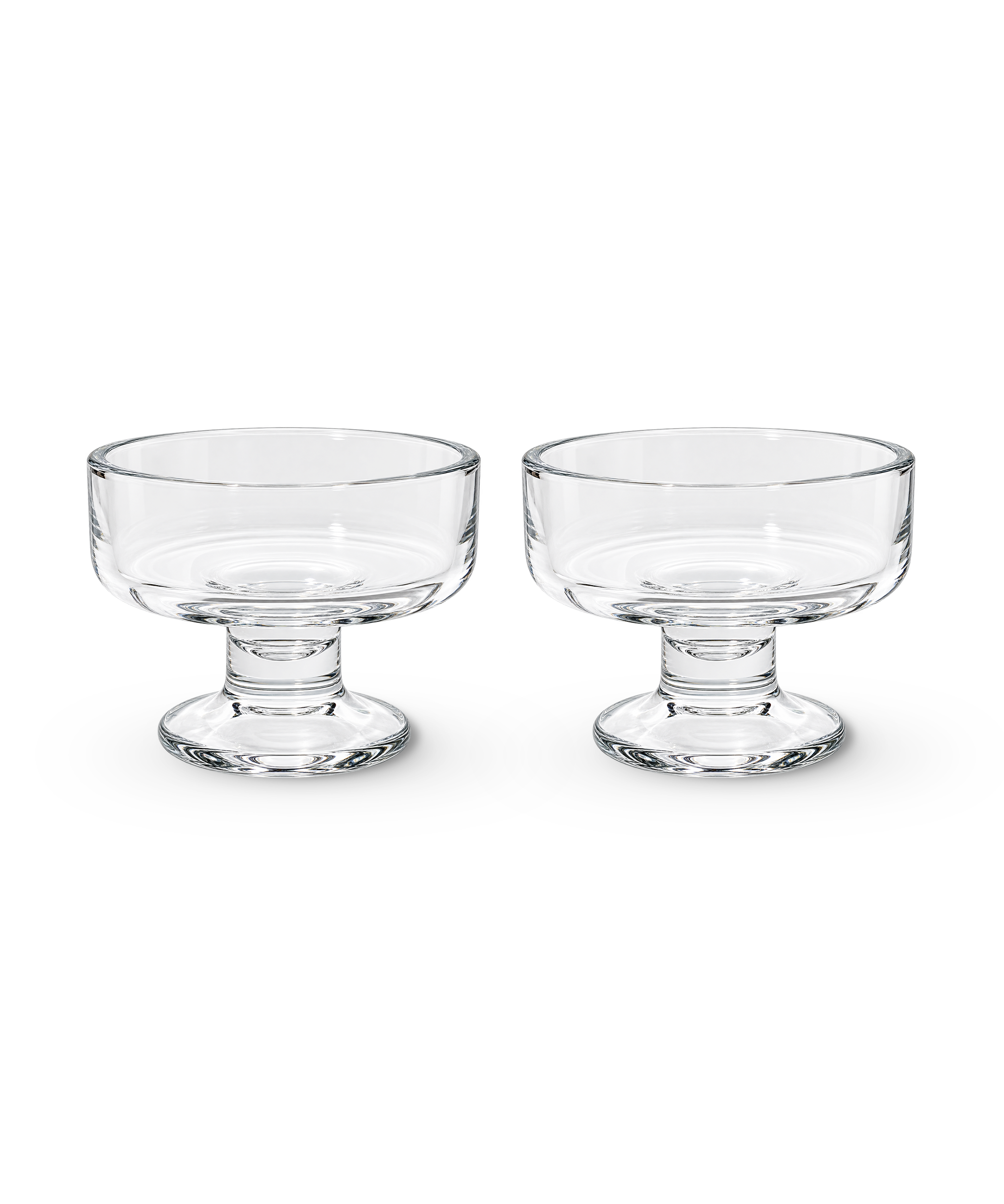 Dessert Schale aus Glas | Drapé