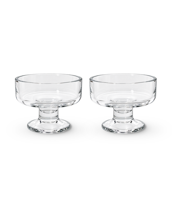 Dessert Schale aus Glas | Drapé