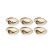 Serviettenringe Gold 6er Set | Tye