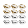 Serviettenringe Gold & Silber im 2x 6er Set | Tye