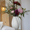 Green Silence Set – 9er Bouquet + Längliche Keramik Vase