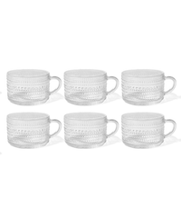 Perlenbesetzte Glastasse | Atlanta