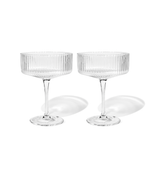Geriffeltes Champagnerglas | Paris