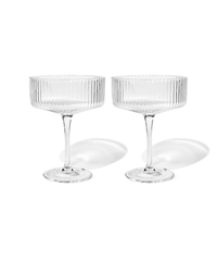 Geriffeltes Champagnerglas | Paris