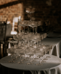 Geriffeltes Champagnerglas | Paris