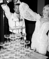 Geriffeltes Champagnerglas | Paris