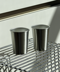 Kleiner Edelstahl Becher | Steel