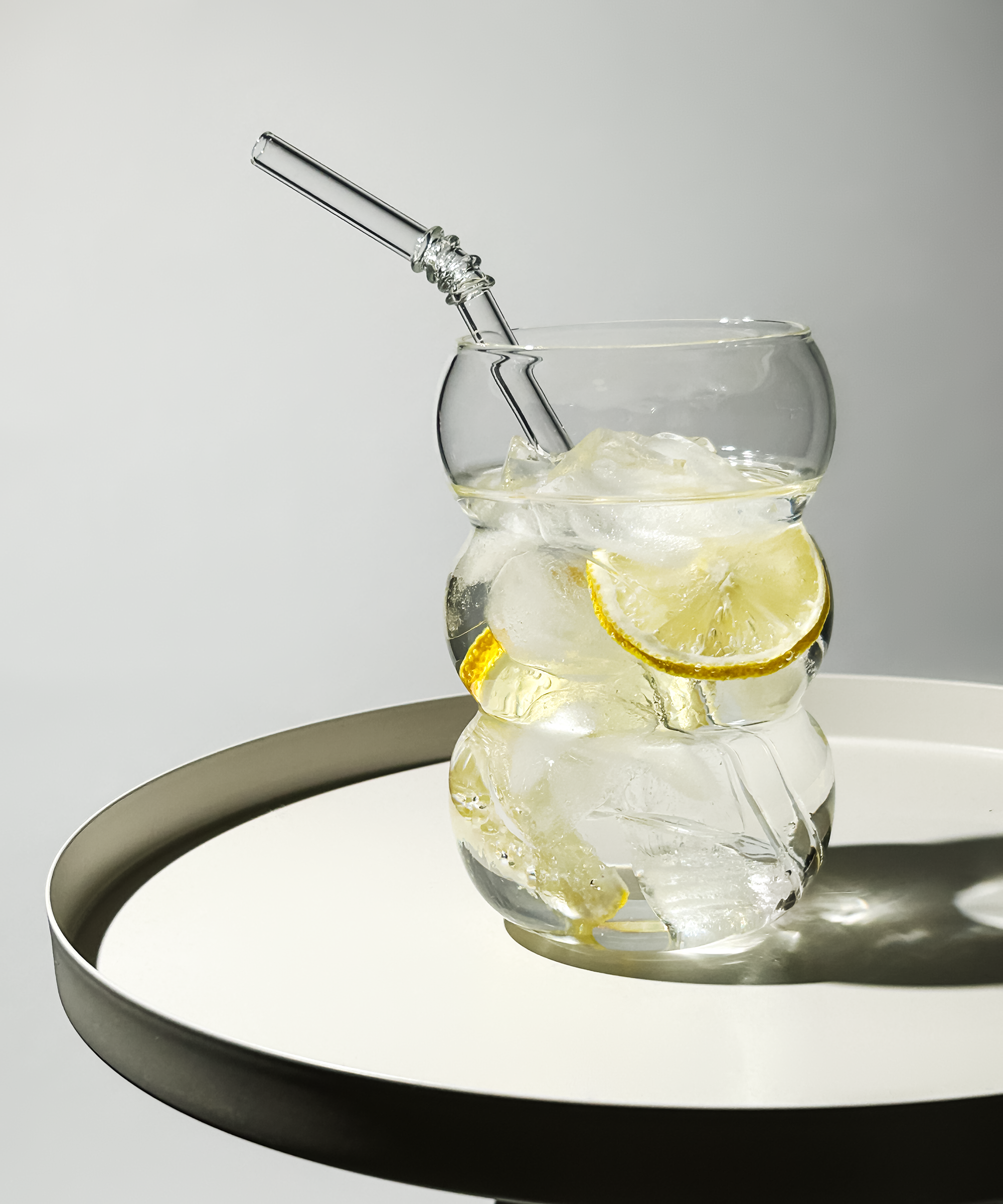 Glasstrohhalme im Knick-Design | 4er Set