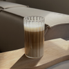 Großes Glas Streifen-Design | Norway
