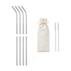 Kurze Edelstahlstrohhalme im 8er Set 15cm | Eli
