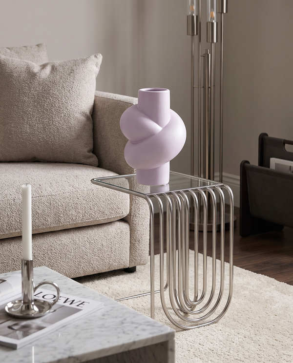 Flieder Keramik Vase in gedrehter Form | Tilda