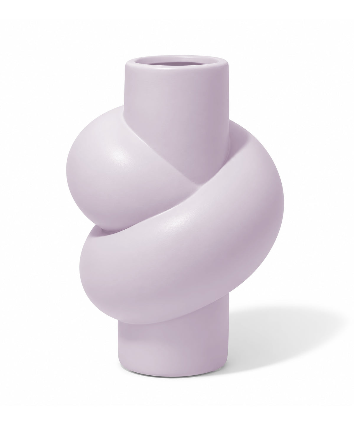 Flieder Keramik Vase in gedrehter Form | Tilda
