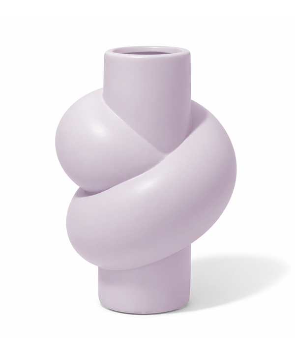 Flieder Keramik Vase in gedrehter Form | Tilda