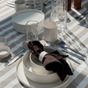 Dunkelbraune Servietten 6er Set | Kyla