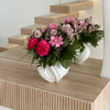 Kleine Keramik Vase in Cremeweiß | Flora