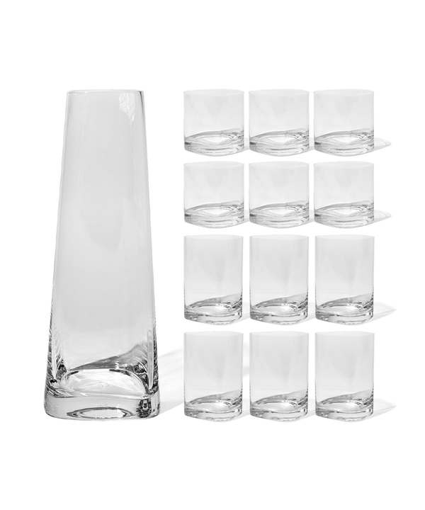 Karaffe & Gläser-Set im klaren Design B-Ware | Venice
