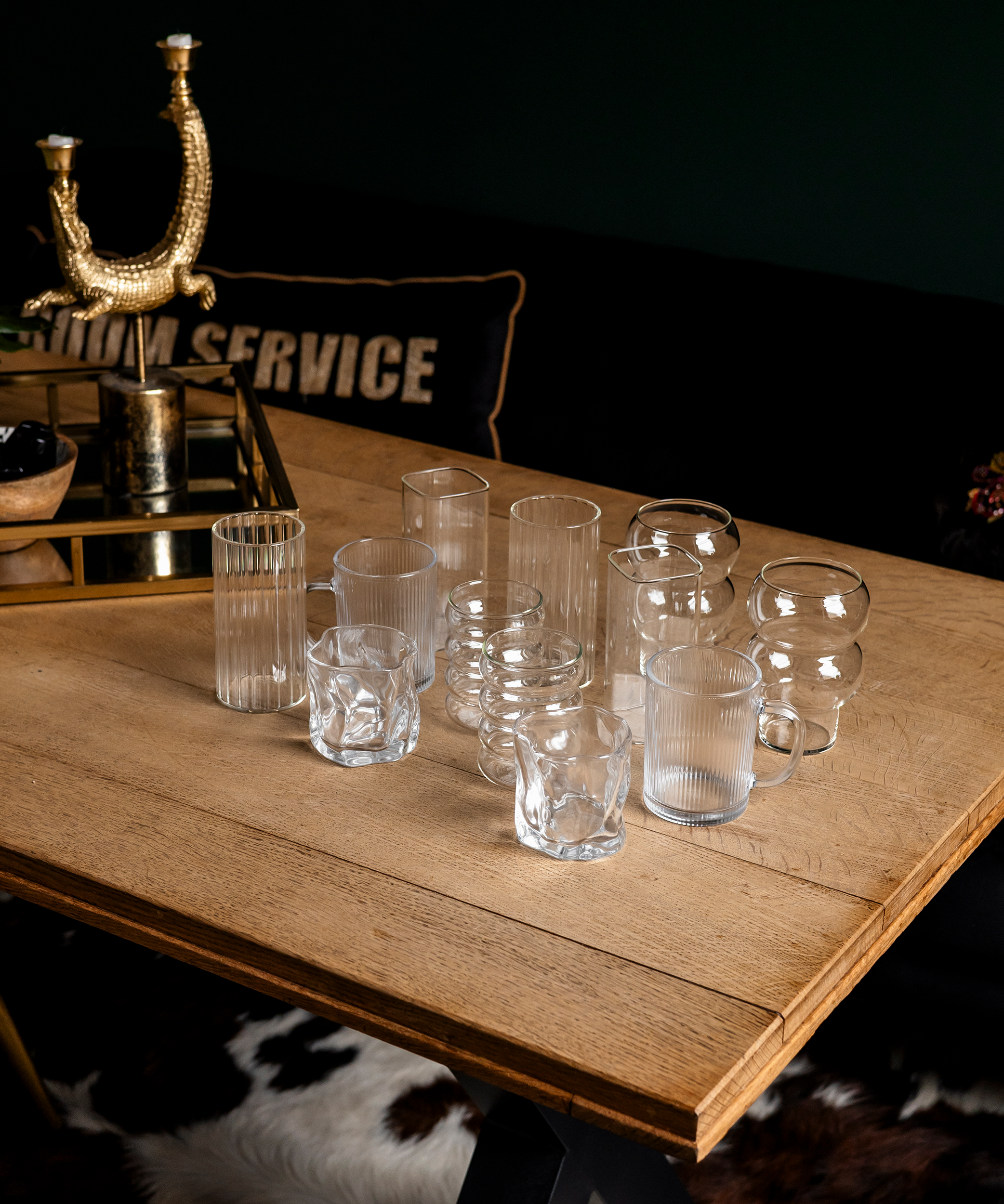 Designglas-Bundle im 12er Set