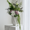 Grand Nature 14er Bouquet in Weiß, Altrosa & Grün | Bloom