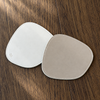 Glasuntersetzer Taupe/Creme | Jade