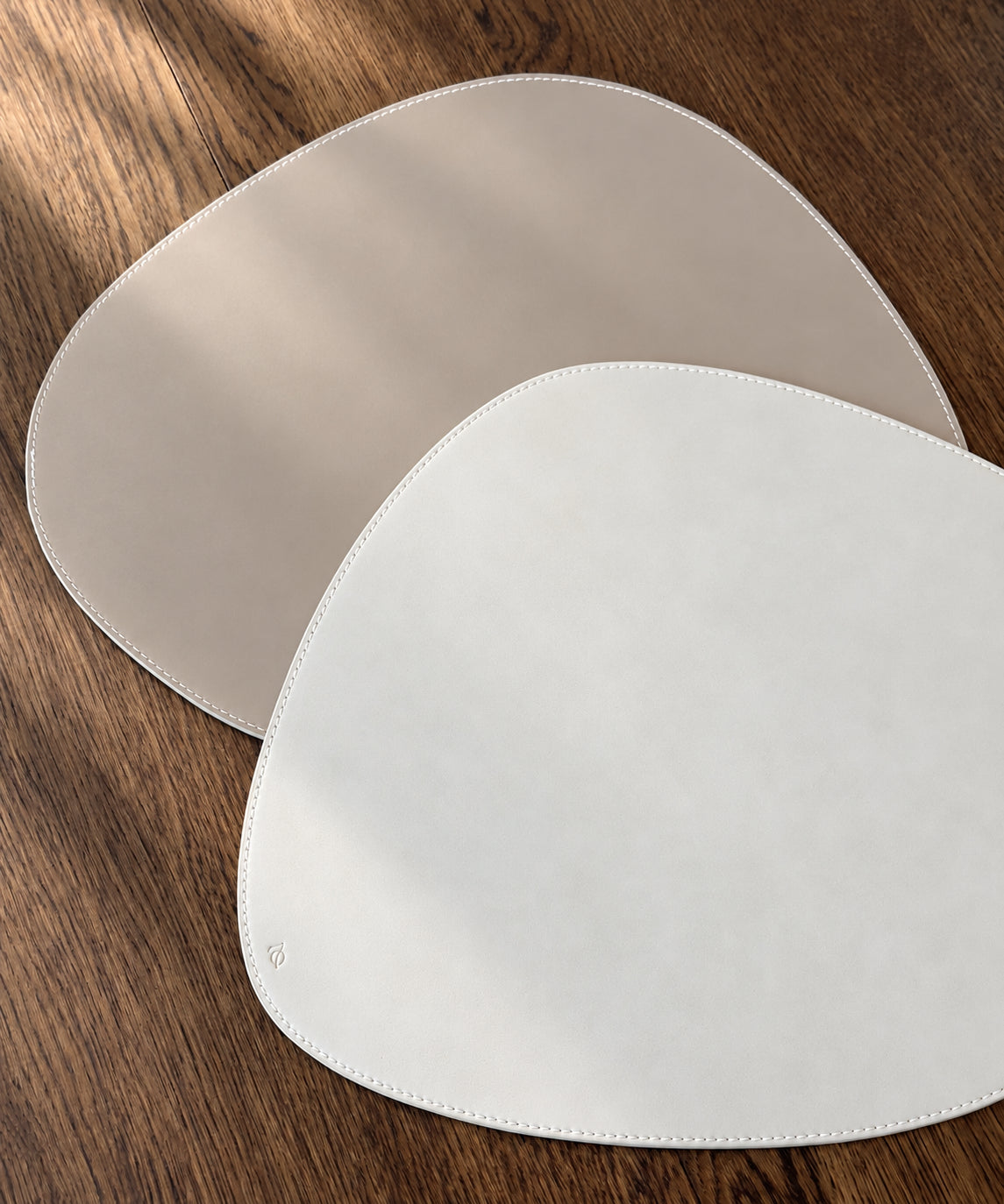 Telleruntersetzer Taupe/Creme | Jade