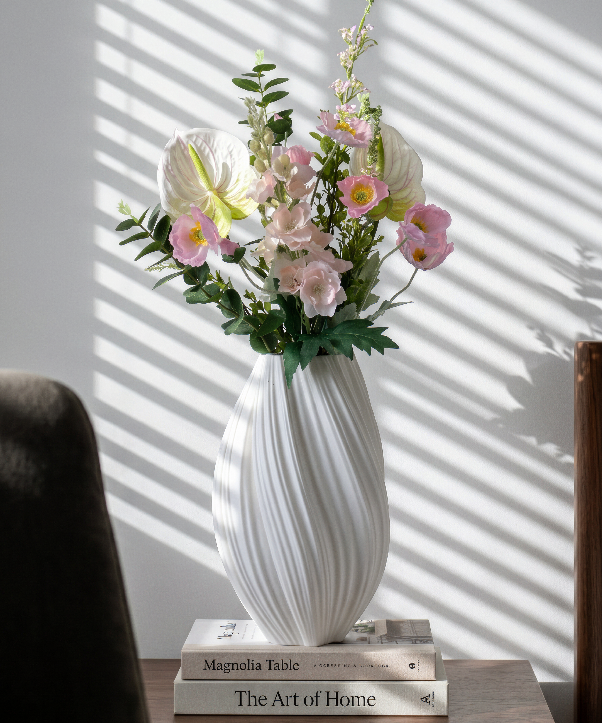 Rose Whisper 7er Bouquet in Rosa, Weiß & Grün | Bloom