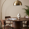 Beige Keramik Vase in gedrehter Form | Tilda