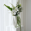 White Drama 7er Bouquet in Weiß & Grün | Bloom